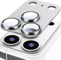 Suoman for iPhone 17 Pro Max Camera Lens Protector -Grey | [All-in-one Frosted] [Strong-Adhesion] Metal Frame Tempered Glass Camera Lens Cover by Suoman
