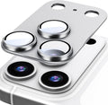 Suoman for iPhone 17 Pro Camera Lens Protector-Grey | [All-in-one Frosted] [Strong-Adhesion] Metal Frame Tempered Glass Camera Lens Cover by Suoman