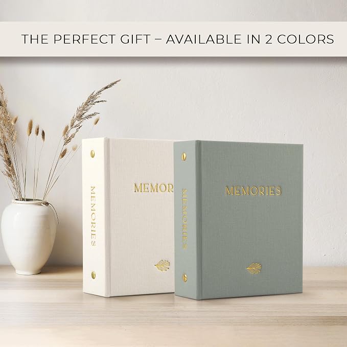 Beautiful Linen Photo Album For 4x6 Photos - Holds Up To 100 Pictures | Safely Stores Unique Memories - The Perfect Large Book for All Pictures of Treasured Family, Baby or Wedding Moments - Image 8