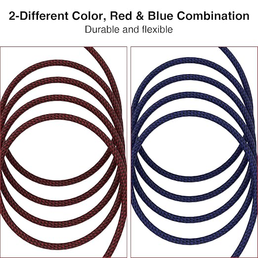 XLR Female to 1/4 Inch Cable 10ft 2Pack, Nylon Braided Microphone Cable 6.35mm TRS to XLR Female Balanced Cable Compatible with Shotgun Microphone, Recording Studios and More - Image 4