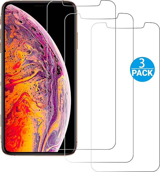Ailun 3 Pack Screen Protector for iPhone 11 Pro/iPhone Xs/iPhone X | 5.8 Inch Display, Tempered Glass, 2.5D Edge, Work Most Case - Image 2
