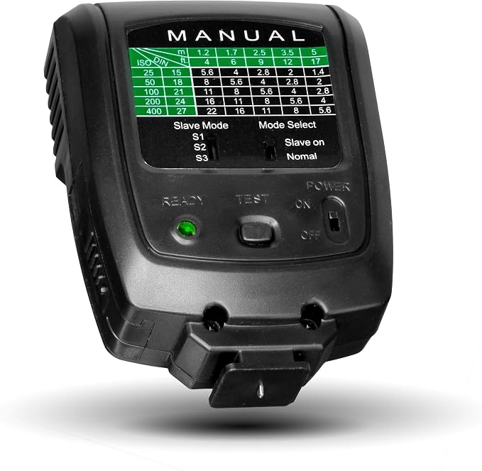 Ultimaxx Digital Slave Flash with Bracket for Canon, Nikon, Sony,Panasonic, Samsung, Fujifilm, Olympus, Pentax, and Other DSLR Cameras, Includes Metal Hot Shoe Flash Bracket - Image 5