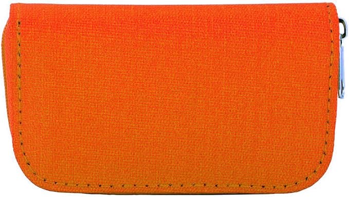 Memory Card Case - Carrying Case Suitable for Micro SD, Mini SD and 4X CF, Card Holder Bag Wallet for Media Storage Organization (Orange) - Image 6