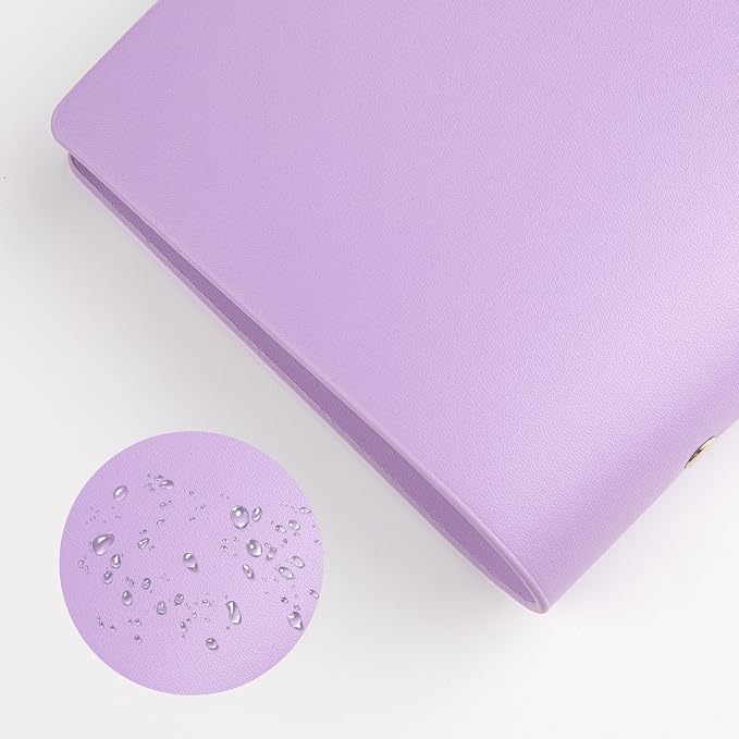 Veicevol 320-Pockets Album for Instax Mini & Polaroid 2x3 in Photos, Purple | Designed for Fujifilm Instax Mini and Polaroid 2x3 Photos, PU Leather Cover with Snap Closure Holds Up to 320 Photos Securely - Image 6
