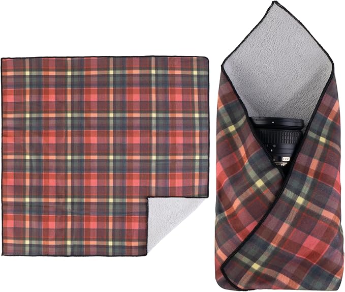 Walking Way Protective Wrap, Self-Adhesive Magic Cloth Camera Wrap, Storage Cloth, Anti-Scratch, Dustproof, Washable Lens Pouch for DSLR, Smartphones, Laptops, Cosmetic by WalkingWay