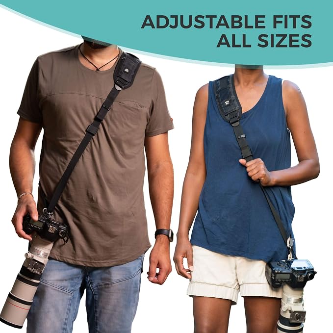 HiiGuy Camera Strap – Regular - Extra Long 32-44 Inch Camera Straps for Photographers – Heavy Duty Camera Shoulder Strap - Image 7