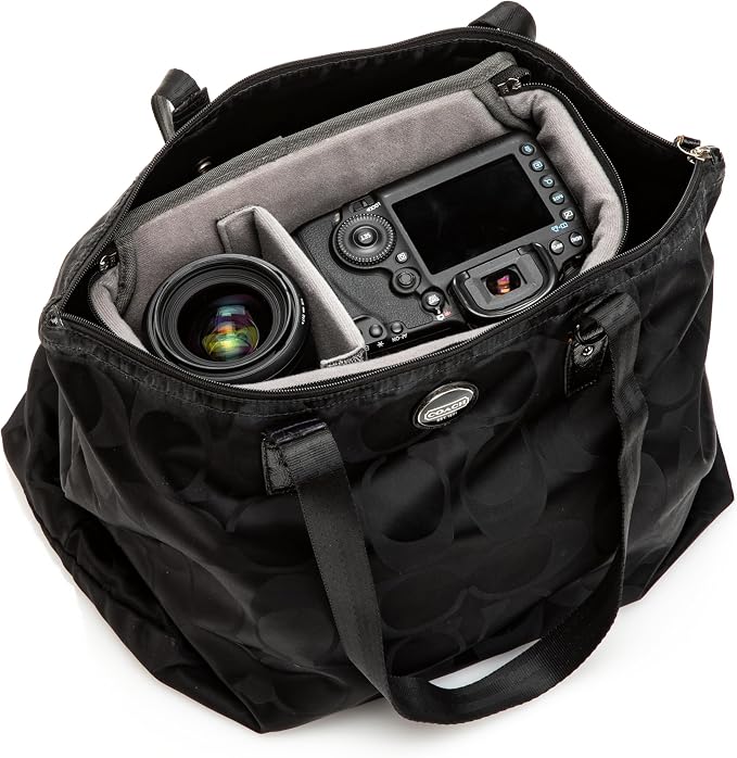 Tenba BYOB 10 Camera Insert - Turns any bag into a camera bag for DSLR and Mirrorless cameras and lenses – Black (636-630) | 300D polyester insert with YKK zippers and mesh pockets for mirrorless cameras, lenses and accessories - Image 9