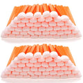 AAwipes Foam Swab Sticks (100 pcs Large Rectangular Foam Tips, 5.25", Orange) Cleanroom Cleaning Swab Sponge Stick for Inkjet Printer, Optical Instruments, Car Detailing by AAWipes