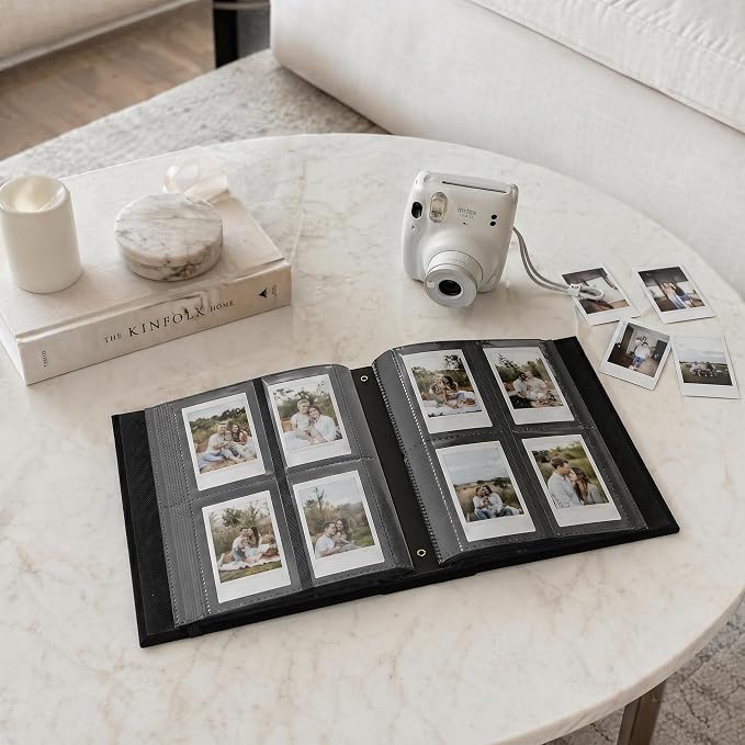 Beautiful Polaroid Photo Album for 2x3" Photos - Holds 240 Pictures | Safely Stores 240 Pictures of Unique Memories - The Perfect Instax Mini Compatible Book for Trading Collection Cards - Image 2