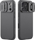 Nillkin Camshield Case for iPhone 17 Pro Case, [Built-in Dual Camera Cover][Slim Profile] [Military Grade Drop Protection] Shockproof Bumper iPhone 17 Pro Case 6.3 inch 2025 Black by Nillkin