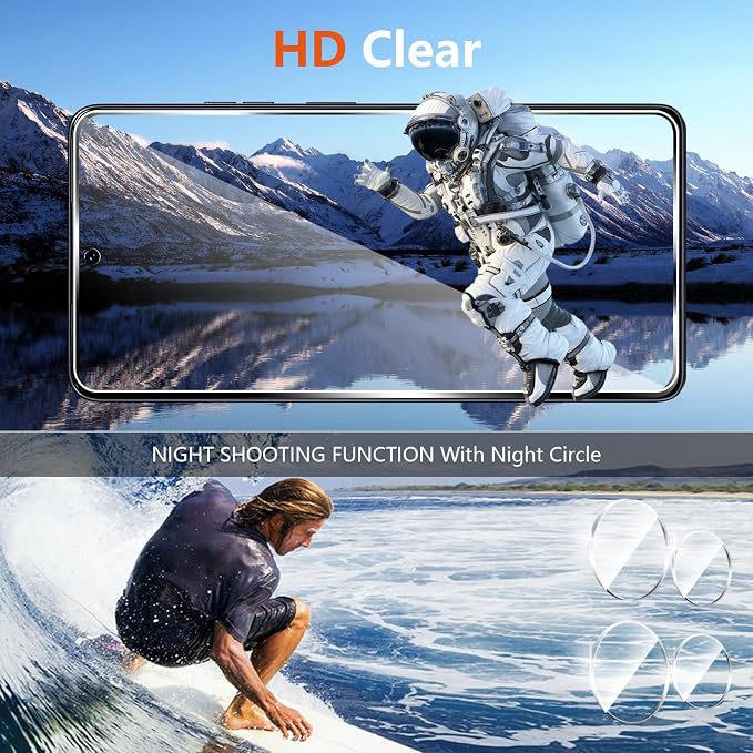 (3+2 Pack) Designed for Motorola Moto G Power 5G 2025 Tempered Glass Screen Protector + Camera Lens Protector,[3D Touch][Bubble-Free][Anti-Scratch] Screen Protector Glass For Motorola G Power 2025 - Image 7