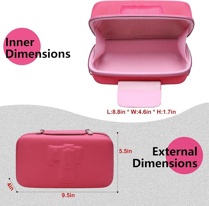 Case for Canon EOS Rebel T7/R50/R100 DSLR SLR Camera and 18-55mm Len Rosein | Hard Carrying Travel Case for Canon EOS Rebel T7/R50/R100/R50 V/T6/R8/R10/RP/SL3/R5/T100 DSLR SLR Camera and 18-55mm Len - Image 3