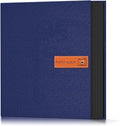 Popotop 4x6 Photo Album 200 Pictures, Linen Hardcover, Reinforced Spine | Compact 200-Photo Capacity, Acid-Free PP Slip-In Pockets, 2 Photos per Page, Black Inner Pages, No Memo Space by Popotop