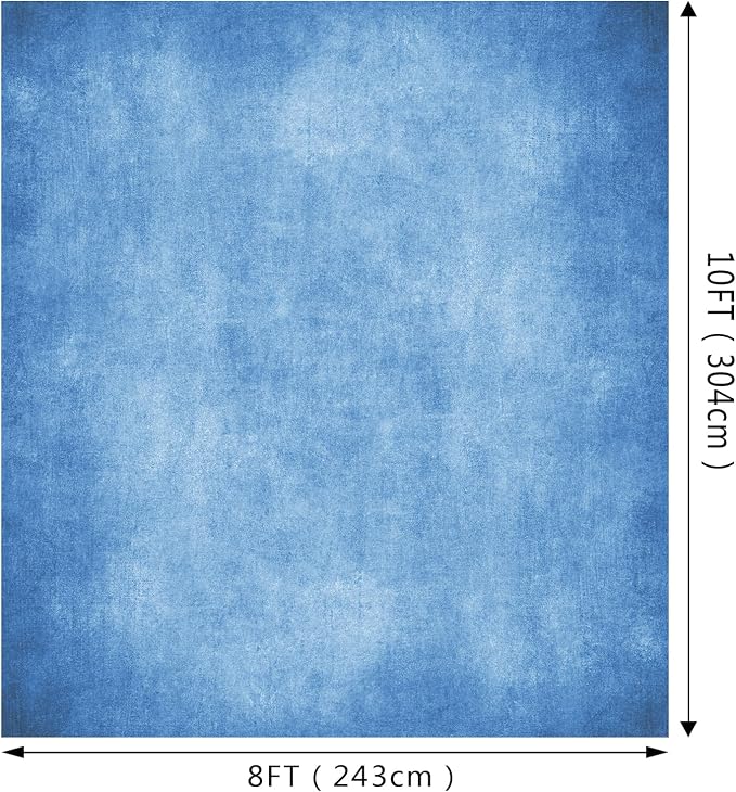 Light Blue Photo Backdrop Abstract Texture Photography Background 8x10ft | Creative Background Photography Studio Shooting Canvas Professional Portrait - Image 2