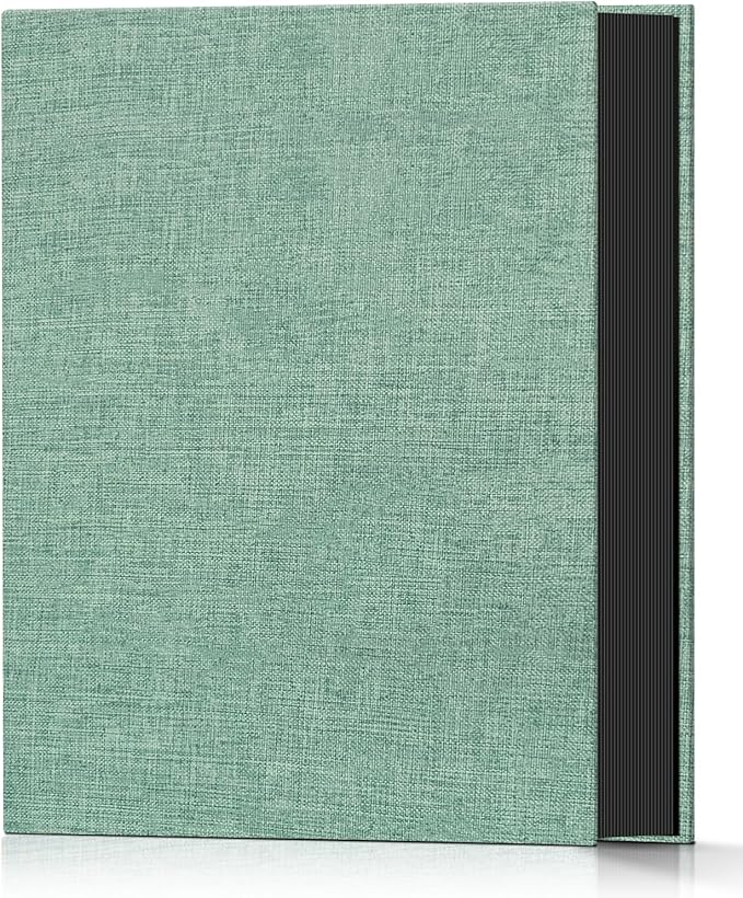 Popotop Photo Album 4x6 100 Pockets for Wedding Gifts,Linen Hardcover Picture Albums for Family Anniversary Baby Vacation Pictures by Popotop