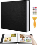 Large Photo Album Self Adhesive Scrapbook Album for 4x6 5x7 8x10 Pictures DIY Photo Book as Scrapbooking Supplies Kits, Birthday Gifts for Women Mom Wedding Baby Family Travel by HenPisen