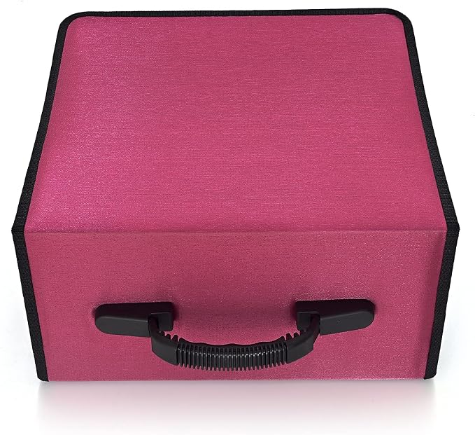 alavisxf xx CD Case, 432 Capacity Nylon Heavy Duty Organizer Wallet for Car | CD DVD Binder, Portable Handle, Zipper Closure, Anti-Slip Sleeves, Movie Media Disc Storage, for Home Office Travel - Image 5