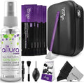 Altura Photo Camera Cleaning Kit, APS-C Sensor Cleaner for DSLR Mirrorless | Streak-Free Results, Includes All-Natural Cleaner, Swabs, Pen, Blower, Brush, Cloth & Hard Case by AlturaPhoto