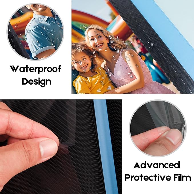Aevdor 8x10 Photo Album, 168 Photos, Leather Cover, Blue | Large Capacity, Side-Loading Clear Pockets, Vertical 8x10 Layout, Black Inner Pages, Wedding, Travel, Baby & Family Memories - Image 7