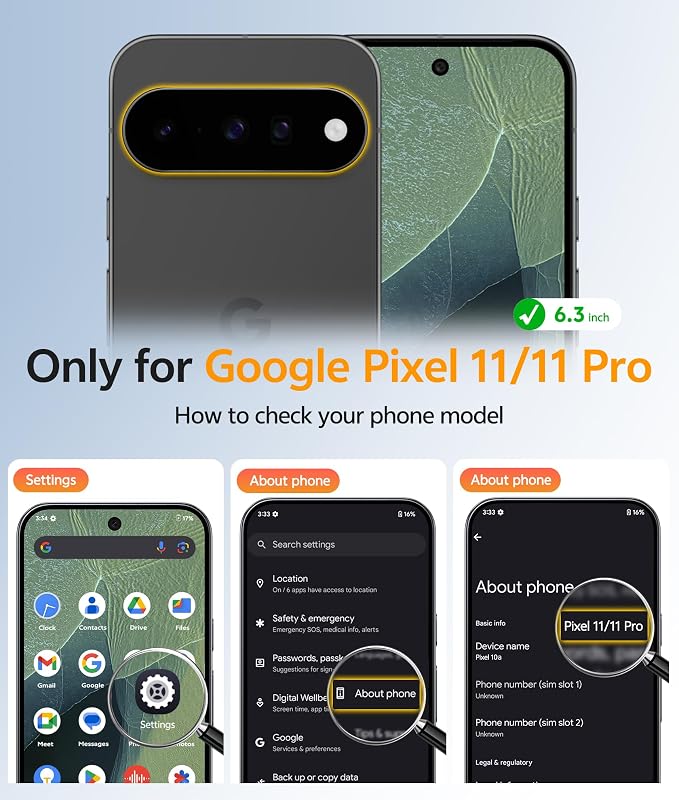 FNTCASE for Google Pixel 11 Pro Case / Pixel 11 Case, with Screen Protector | Fit for Magsafe, Translucent Matte, 14FT Military Grade Drop Protection, Shockproof Protective Phone Cover, Green - Image 2