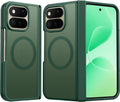FNTCASE for Google Pixel 11 Pro Fold Case, Hinge Protection, Translucent | Fit for Magsafe, 18FT Military Grade Drop Proof, Protective Tough Phone Cover, Anti Slip, Matte, Green by FNTCASE