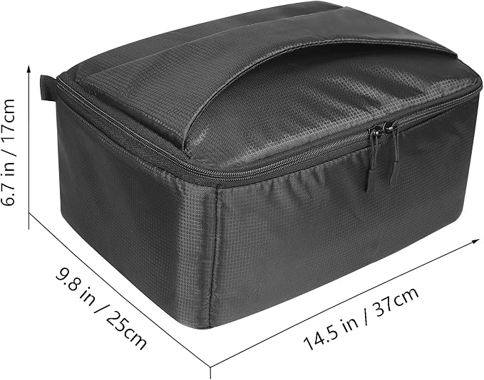 Waterproof Camera Case Bag Insert Partition PaddedAnti-shock Lens Pouch for SLR SLR Canon Nikon Sony Camera Lens and Accessories (Large) - Image 2