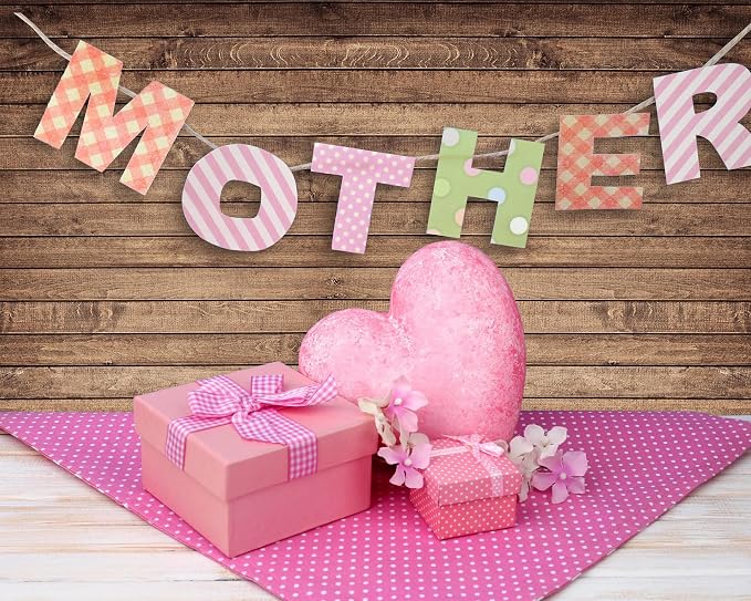 Mixweer Brown Wood Backdrop for Photography Rustic Wooden Photo Backdrop Decorations Retro Wood Wall Background Birthday Party Weeding Backdrop(10 x 8 ft) - Image 4