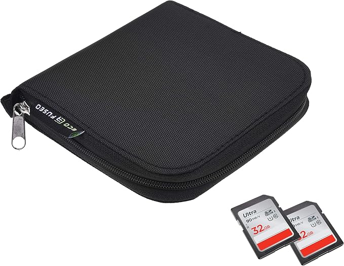 Eco-Fused Memory Card Case - Fits up to 44x SD, SDHC, Micro SD, Mini SD and 4X CF - Holder with 44 Slots - Image 3