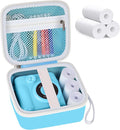 PAIYULE Kids Instant Print Camera Case for ESOXOFFORE for Dylanto | Hard Shell,Mesh Pocket,Wrist Strap,for Gofunly,for GREENKINDER,for DUDUDRAGON,for Zostuic,for Careenoah (Box Only)SkyBlue by paiyule