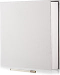 Large Photo Album Self Adhesive 4x6 8x10 10x12 13"x12.8" Magnetic Scrapbook Album 12.6"x11" Inch 40 Pages Linen Cover DIY Photo Album with A Metallic Pen and DIY Stickers(White) by HoneyTolly