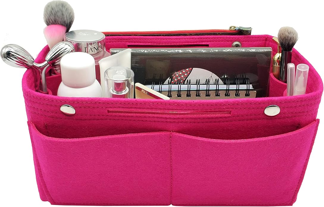 LEXSION Purse Organizer Insert Multi Pocket Bag Organizer Shaper | zipper bag, tote shaper, multi pocket bag, handbag shaper, various sizes - Image 2