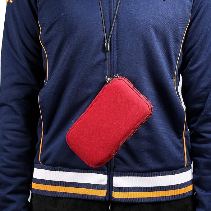 Phone Sleeve Case for Samsung Galaxy A17 A16 A07 A06 S26 Ultra S25 S24Ultra | Neoprene Cell Phone Pouch for iPhone 17 16 Pro Max, Moto G Play 5G, G Power 2026 2025 2024 with Neck Lanyard, Inner Pocket - Image 6