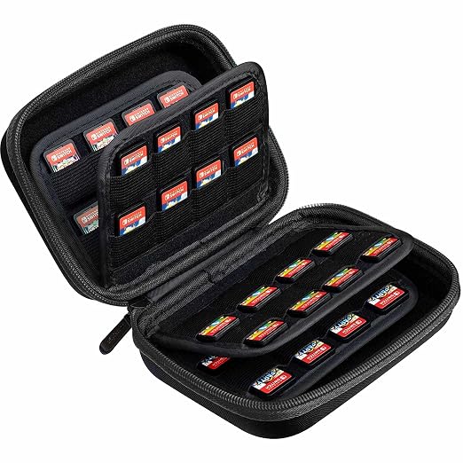 ButterFox 64 Switch Game Case for Nintendo Switch, Switch Game Card Storage Holder or SD Memory Card Case (64 Black) - Image 2