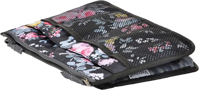 Vercord Purse Organizer Insert for Handbags Bag Organizers Inside Tote Pocketbook Women Nurse Nylon 13 Pockets Peony Flowers Medium - Image 5