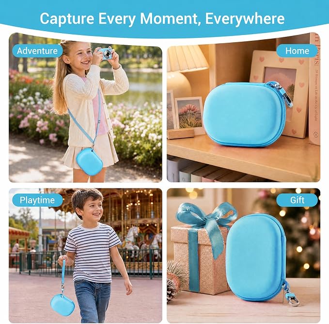 CoBak Carrying & Protective Case for Digital Camera,CAMKORY/Lecran/Duluvulu | for KODAK FZ55,FZ245,PIXPRO C1,WPZ2/Canon PowerShot ELPH 360/Sony DSCW800,DSCW830/Krlun/Lecnippy/Nsoela/VAHOIALD FHD 1080P - Image 6