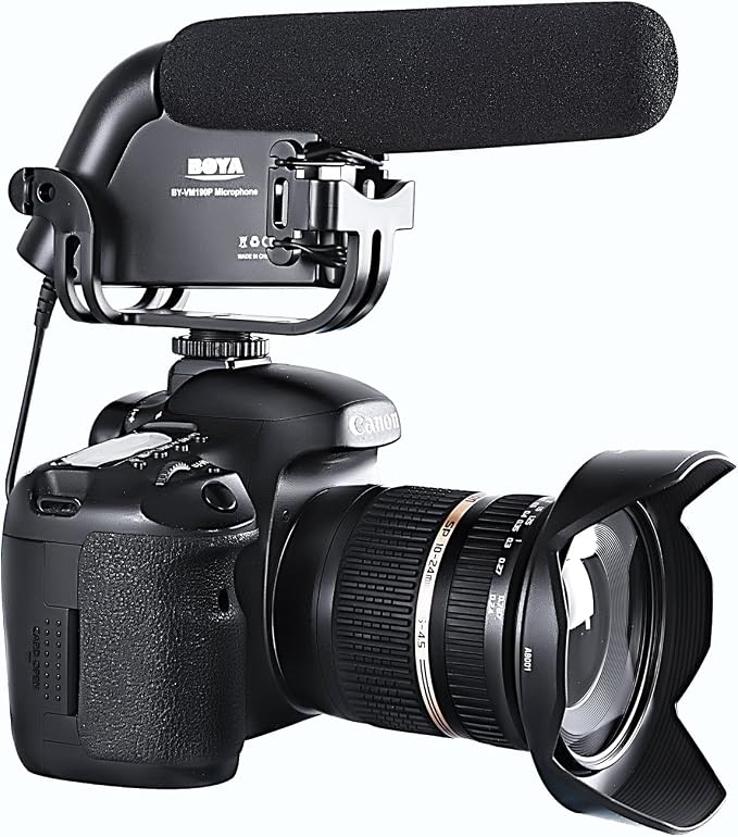 Boya BY-VM190 Professional Directional Video Condenser Shotgun Microphone for Canon Sony Pentax DSLR Camera Camcorder DV - Image 2