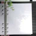 Photo Album For 2X6 Photo Booth Slip In Strips And 4X6 Pictures - 6 Ring Notebook Binder With 20 2 By 6 Sleeves - Fits 80 Photobooth Prints (DOTTED GRID, PAPER PACK) by SMILEWAVE
