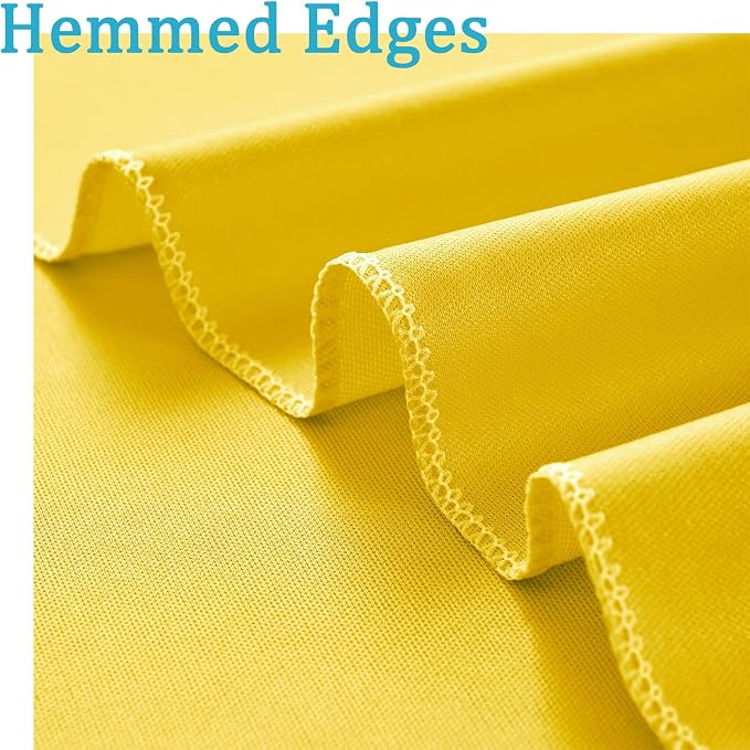 20ft x 10ft Wrinkle Free Yellow Backdrop Curtains for Parties, Thick Fabric Lemon Backdrop Drapes for Weddings Bee Sunflower Birthday Background Baby Shower Decorations - Image 4