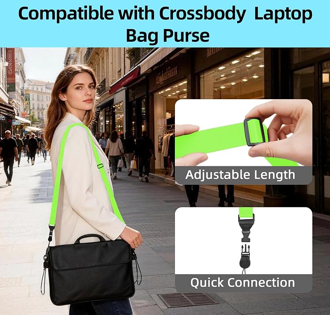 Adjustable iPad Strap:Comfortable Nylon Neck Strap Lanyard | for iPad/Samsung Tablet Case,Camera Binocular Crossbody Laptop Luggage Bag - Image 9