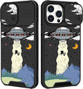 (2in1 for iPhone 11 Pro Max Case Cute UFO for Women Cool Aliens Phone Cover Fashion Universe Unique Design with Slide Camera Cover Protective Case for iPhone 11 ProMax 6.5'' by Goocrux