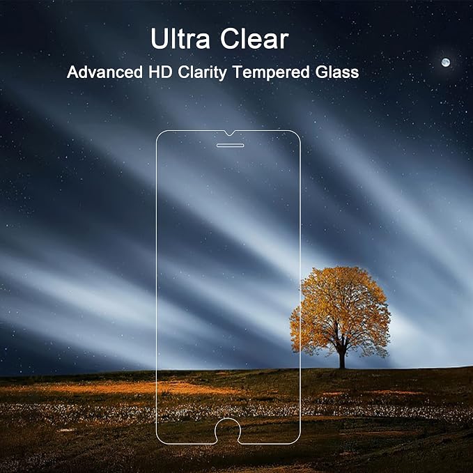Ailun 3 Pack Screen Protector for iPhone SE 2020 2nd/2022 3rd Gen | 4.7 Inch, Tempered Glass, 0.25mm, Case Friendly, Clear - Image 4