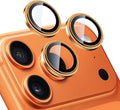 Camera Lens Protector for iPhone 17 Pro & 17 Pro Max, Orange | AR+AF, 9H Tempered Glass, Individual Metal Ring, Anti Glare, Fall Protection, Camera Screen Cover by TENOC