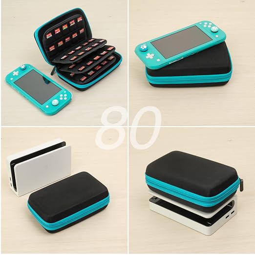 ButterFox 80 Switch Game Case for Nintendo Switch/Swith2, Switch Game Card Storage Holder or SD Memory Card Case (80 Black) - Image 6