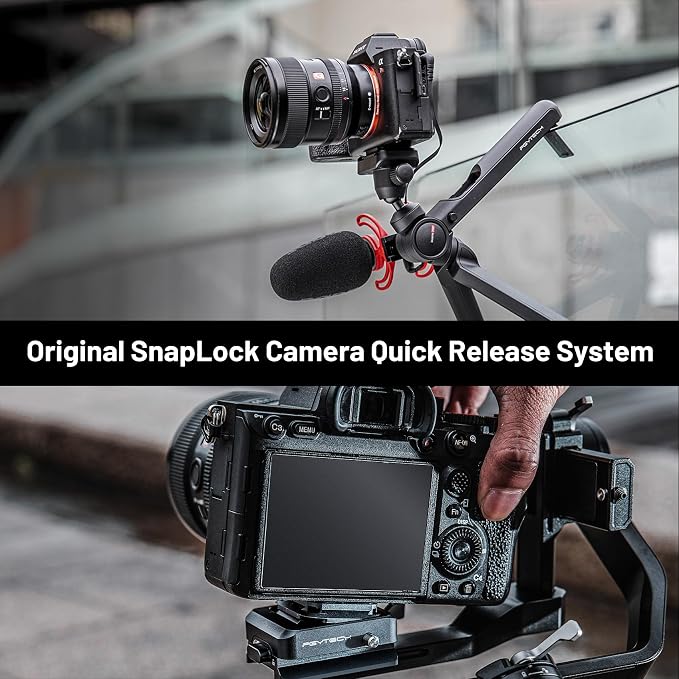 PGYTECH Beetle Camera Clip V2 with Plate Quick Release Camera Backpack Clip | Arca-Swiss Compatible, SnapLock System for Sony/Nikon/Fuji/DSLR Cameras, Instant Mounting & Hands-Free, Black - Image 3