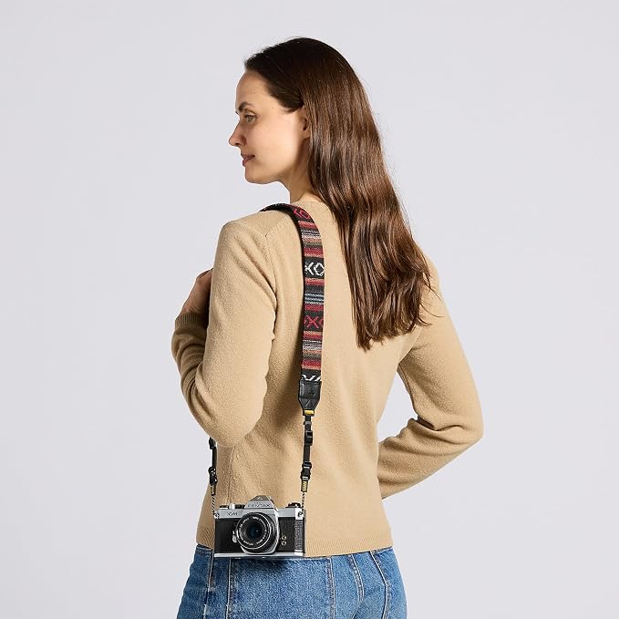 Nocs Provisions NocLoc Woven Tapestry Strap, Binocular & Camera Carry Accessory for All‑Day Comfort Hold - Thicket - Image 7