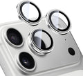 Camera Lens Protector for iPhone 17 Pro & 17 Pro Max, Silver | AR+AF, 9H Tempered Glass, Individual Metal Ring, Anti Glare, Fall Protection, Camera Screen Cover by TENOC