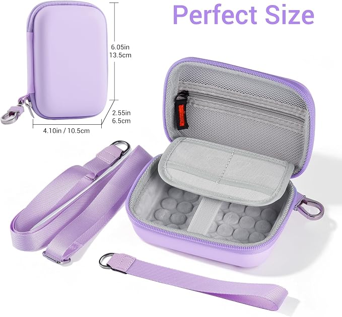 CoBak Carrying & Protective Case for Digital Camera,CAMKORY/Lecran/Duluvulu | for KODAK FZ55,FZ245,PIXPRO C1,WPZ2/Canon PowerShot ELPH 360/Sony DSCW800,DSCW830/Krlun/Lecnippy/Nsoela/VAHOIALD FHD 1080P - Image 8