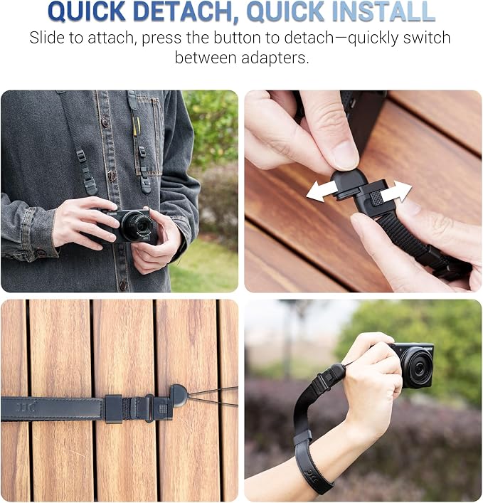 JJC 2Pack Camera Neck Strap Quick Release Buckle Connector for Canon PowerShot G7X Mark III II G5X Mark II Sony ZV-1 RX100 VII VI V IV III Ricoh GR IIIx GR III Leica Q3 Q2 M1 & More Compact Cameras - Image 6