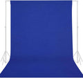 GFCC 6FTx9FT Royal Blue Backdrop Background for Photography Photoshoot | Non-Reflective, Polyester Curtain, Easy Hang, Multipurpose Screen for Studio Photo Booth, Video Recording, Portrait, Party by GFCC
