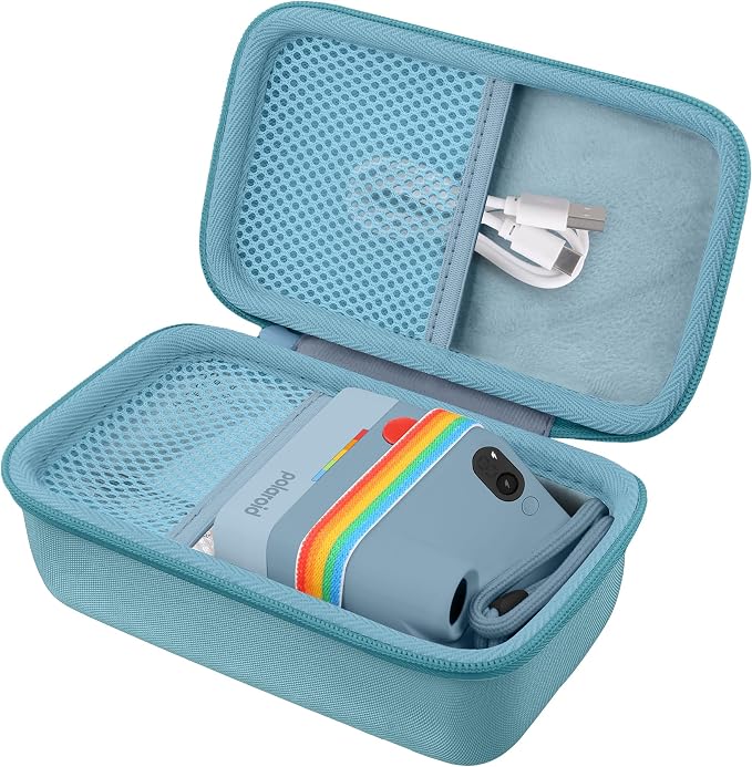 khanka Case for Polaroid Go Gen 3 Mini Instant Camera(9195/6653),Blue | Fits for Polaroid Go Generation 2,Accessory Storage Pocket, Travel-Ready Portable Storage,Case Only by khanka